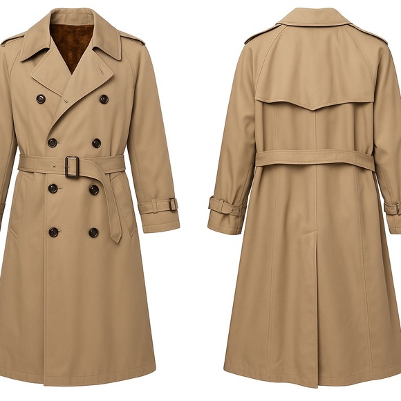 Vintage (70’s) London Fog Trench Coat Men’s 16½ EXCELLENT CONDITION - Picture 1 of 6